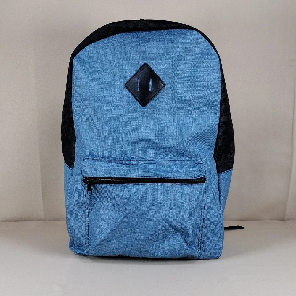 Stylish Blue Black School College Casual Every Day Utility Unisex Backpack